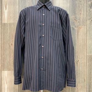 Ermenegildo Zegna Striped Button Down Shirt